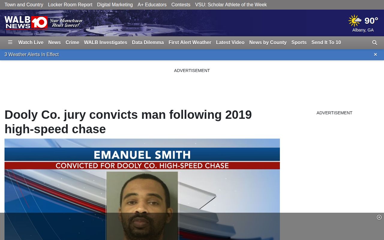 WALB regional Pinehurst and Dooly County crime coverage